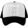 Things I Do In My Spare Time Baseball Lover Trucker Cap Things I Do In My Spare Time Baseball Lover Trucker Cap