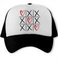 Tic Tac Toe Love Hearts Romantic Valentine Raglan Baseball Tee Trucker Cap Tic Tac Toe Love Hearts Romantic Valentine Raglan Baseball Tee Trucker Cap