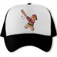 Ugly Christmas Sweater Gingerbread Baseball Toddler Kids Trucker Cap