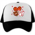 Valentines Baseball Basketball Football Heart Boy Men Trucker Cap Valentines Baseball Basketball Football Heart Boy Men Trucker Cap