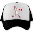 Valentines Day Baseball Batter Silhouette Heart For Men Boys Trucker Cap Valentines Day Baseball Batter Silhouette Heart For Men Boys Trucker Cap