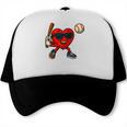 Valentines Day Baseball Red Heart Love Boys Kids Tee Trucker Cap Valentines Day Baseball Red Heart Love Boys Kids Tee Trucker Cap