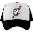 Vintage 1 Baseball Dad Daddy Father's Day Son And Daughter Trucker Cap