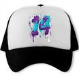Vintage Baseball 14 Number Trucker Cap