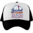 Vintage Baseball Dad Happy Fathers Day For Men Sports Lovers Trucker Cap