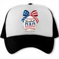 Vintage Baseball Dad Patriotic USA Flag 4th Of July Fathers Trucker Cap Vintage Baseball Dad Patriotic USA Flag 4th Of July Fathers Trucker Cap
