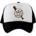 Vintage Father's Day 1 Baseball Dad Baseball Lovers Players Trucker Cap Vintage Father's Day 1 Baseball Dad Baseball Lovers Players Trucker Cap