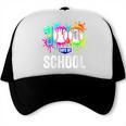 Women's 100 Days Of School Dripping Baseball Boys Kids Teacher Trucker Cap Women's 100 Days Of School Dripping Baseball Boys Kids Teacher Trucker Cap