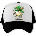 Women's St Patricks Day Baseball Leprechaun Shamrock Player Boys Kid Trucker Cap