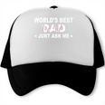 World's Best Dad Just Ask Me Baseball Dad Father's Day Premium Trucker Cap
