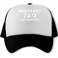 World's Best Dad Just Ask My Boy Baseball Dad Father's Day Premium Trucker Cap World's Best Dad Just Ask My Boy Baseball Dad Father's Day Premium Trucker Cap