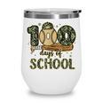100 Days Of School Baseball Camo Boys Kids 100th Day Wine Tumbler