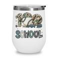 100 Days Of School Baseball Camo Camo Cap Boy School Wine Tumbler