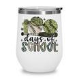 100 Days Of School Baseball Camo Cap Kids Boys 100th Day Wine Tumbler 100 Days Of School Baseball Camo Cap Kids Boys 100th Day Wine Tumbler