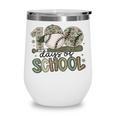 100 Days Of School Baseball Camo Celebration Wine Tumbler
