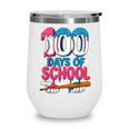 100 Days Of School Baseball Drip Bat 100th Day Of School Boy Wine Tumbler 100 Days Of School Baseball Drip Bat 100th Day Of School Boy Wine Tumbler