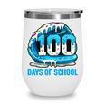 100 Days Of School Baseball Drip Ice Cream Kid Boy 100th Day Wine Tumbler 100 Days Of School Baseball Drip Ice Cream Kid Boy 100th Day Wine Tumbler
