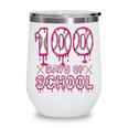 100 Days Of School Baseball Ice Cream Drip 100th Day Boys Wine Tumbler