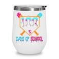 100 Days Of School Baseball Ice Cream Drip 100th Day School Wine Tumbler 100 Days Of School Baseball Ice Cream Drip 100th Day School Wine Tumbler