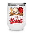 100 Days Of School Baseball Player Sports Game Teacher Kid Wine Tumbler 100 Days Of School Baseball Player Sports Game Teacher Kid Wine Tumbler