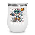 100 Days Of School Boys Baseball 100th Day Of School Kids Wine Tumbler 100 Days Of School Boys Baseball 100th Day Of School Kids Wine Tumbler