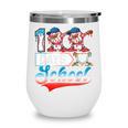 100 Days Of School Boys Baseball Drip 100th Day Dabbing Ball Wine Tumbler 100 Days Of School Boys Baseball Drip 100th Day Dabbing Ball Wine Tumbler