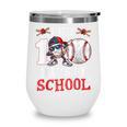 100 Days Of School Dabbing Baseball Hit Student Kids Boys Wine Tumbler 100 Days Of School Dabbing Baseball Hit Student Kids Boys Wine Tumbler