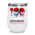 100 Days Of School Dripping Baseball 100th Day Teacher Boy Wine Tumbler 100 Days Of School Dripping Baseball 100th Day Teacher Boy Wine Tumbler