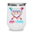 100 Days Of School Ice Cream Drip Baseball 100 Days Smarter Wine Tumbler 100 Days Of School Ice Cream Drip Baseball 100 Days Smarter Wine Tumbler