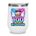 100 Drippy Days Of School Baseball Ice Cream 100th Day Boys Wine Tumbler 100 Drippy Days Of School Baseball Ice Cream 100th Day Boys Wine Tumbler
