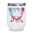 11th Birthday Boys Baseball Ice Cream Drip Boys Baseball Wine Tumbler 11th Birthday Boys Baseball Ice Cream Drip Boys Baseball Wine Tumbler