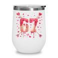 6 7 Melting Number Arrow Baseball Drip Valentine's Day Wine Tumbler 6 7 Melting Number Arrow Baseball Drip Valentine's Day Wine Tumbler