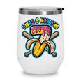 I Was 6 Now I’m 7 Banana Drip Birthday Baseball Wine Tumbler