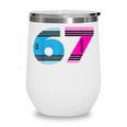 67 Crayon Cool Baseball Crayon 6 7 67 Wine Tumbler