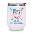67 Days Of School 67th Day Baseball Meme Men Boys Kids Wine Tumbler