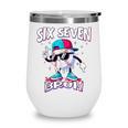 67 Meme Six Seven Bruh Baseball Ice Cream Drip Wine Tumbler
