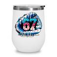 67 Meme Slang Baseball Glove Drip Ice Cream Six Seven 6 7 Wine Tumbler