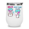 6th Birthday Now I'm 6 Next Year I'Ll Be 7 Baseball Drip 67 Wine Tumbler 6th Birthday Now I'm 6 Next Year I'Ll Be 7 Baseball Drip 67 Wine Tumbler