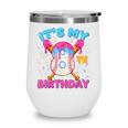 8th Birthday Baseball 8 Year Old Ice Cream Drip Boy Baseball Wine Tumbler 8th Birthday Baseball 8 Year Old Ice Cream Drip Boy Baseball Wine Tumbler
