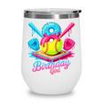 8th Birthday Baseball Ice Cream Drip 8 Years Old Girls B-Day Wine Tumbler 8th Birthday Baseball Ice Cream Drip 8 Years Old Girls B-Day Wine Tumbler