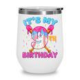 9th Birthday Baseball 9 Year Old Ice Cream Drip Boy Baseball Wine Tumbler 9th Birthday Baseball 9 Year Old Ice Cream Drip Boy Baseball Wine Tumbler