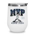 Aaron Judge 2025 AL MVP New York Baseball MLBPA Wine Tumbler Aaron Judge 2025 AL MVP New York Baseball MLBPA Wine Tumbler