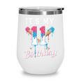 Baseball 11 Year Old Ice Cream Drip 11th Birthday Boys Wine Tumbler Baseball 11 Year Old Ice Cream Drip 11th Birthday Boys Wine Tumbler
