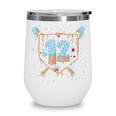 Baseball 12 Year Old Ice Cream Drip 12th Birthday Boys Wine Tumbler Baseball 12 Year Old Ice Cream Drip 12th Birthday Boys Wine Tumbler