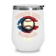 Baseball 2026 Puerto Rico Island Pride Sports Theme Wine Tumbler