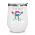 Baseball 6 Year Old Ice Cream Drip 6th Birthday Boy Number 6 Wine Tumbler