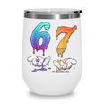 Baseball 67 Ice Cream Drip Six Seven Boys Meme Wine Tumbler Baseball 67 Ice Cream Drip Six Seven Boys Meme Wine Tumbler