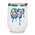Baseball 67 Six Seven Gen Alpha Meme Blue Drip Boys Wine Tumbler