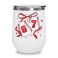 Baseball 67 Six Seven Gen Alpha Meme Valentine's Day Wine Tumbler Baseball 67 Six Seven Gen Alpha Meme Valentine's Day Wine Tumbler