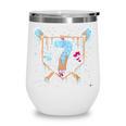 Baseball 7 Year Old Ice Cream Drip 7th Birthday Boy Number 7 Wine Tumbler Baseball 7 Year Old Ice Cream Drip 7th Birthday Boy Number 7 Wine Tumbler
